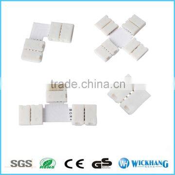 8 mm 2 Pin Solder Free LED Strip Solderless Connector for SMD 3528 LED Strip Light photo-5