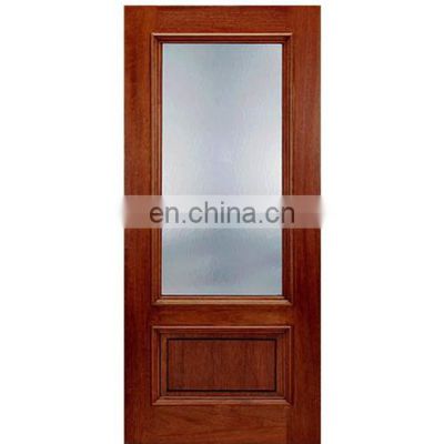 modern internal solid wood core doors interior home single doors with glass