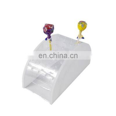 candy store lollipop stand display clear custom acrylic lollipop holder