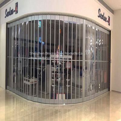 Коммерческая прозрачная водяная кристальная дверь – современная, минималистская и прочная