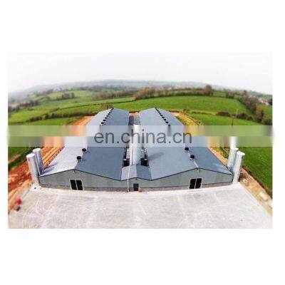 Prefabricated Industrial Farm Metal Frame Light Steel Poultry Shed Hangar