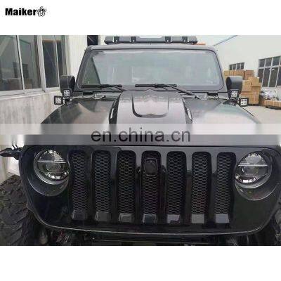 steel hood cover for Jeep Wrangler JL 2018+ engine hood bonnet parts for jeep auto parts