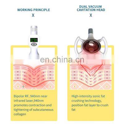 RF Vacuum Cavitation Comprehensive Body Shaping Machine Weight Loss Laser Firming Skin Wrinkles Removal Body Slimming Instrument photo-5