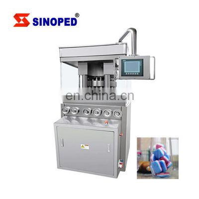 Pharmaceutical Chemical Rotary Type 100KN High Pressure Laundry Block Chlorine Cube Tablet Press Machine