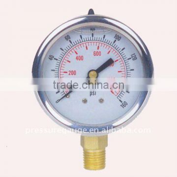 OIL FILLED PRESSURE GAUGE