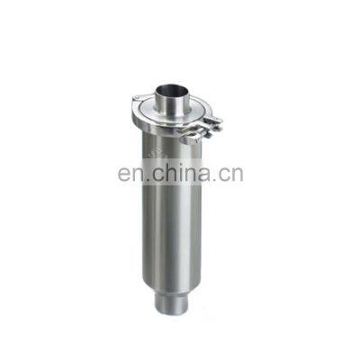 Sanitary Stainless Steel Tube Filter In-line Welded Straight Type Strainer