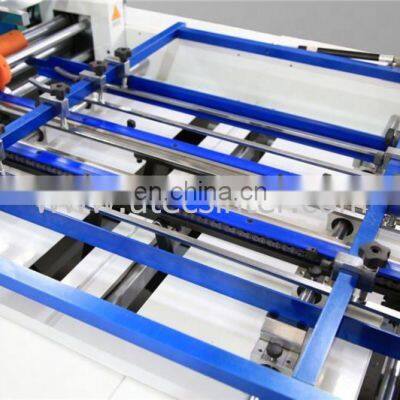 UTM850B Post-press Automatic E-flute Kraft Paper Box Window Patching Gluing Machine Equipment for Medicine Wine Milk Package photo-4