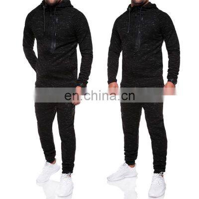 New Style High Quality Custom Design Competitive Price men's Cotton Sweat Track Suit Gym Fitness tracksuit for men