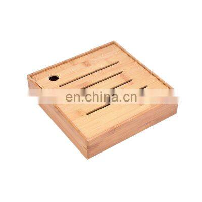 Customized Multifunction Square Bamboo Tray Storage Box home storage & organization kitchen & tabletop pantry organizer