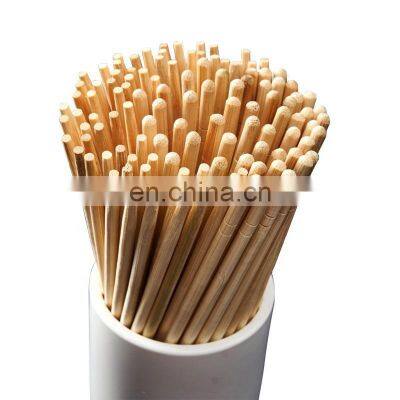 Eco-Friendly Open Paper Sleeves Disposable Bamboo Single Round Chopsticks photo-5