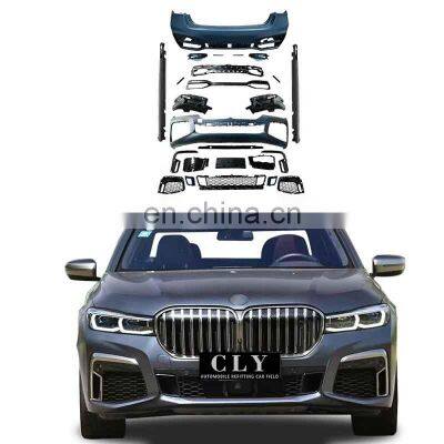 Genuine Accessories Body Parts Front Rear Car Bumper For BMW 7 Series G11 G12  Modified M Style Body Kits with Grille Side Skirt