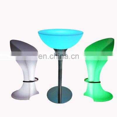 portable wireless rechargeable outdoor led light bar cocktail tables and chairs bar tables bar furniture sets cocktail table