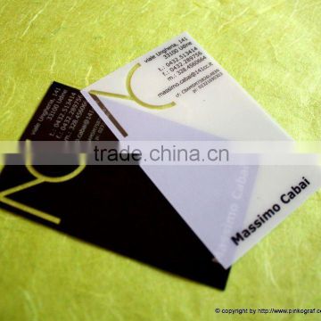 clear plastic smart card