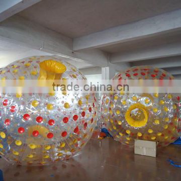 OEM large durable colorful inflatable zorbing ball tpu price