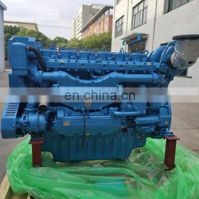 Genuine 12 Cylinder 4 Stroke 1300hp 12M33C1300-15 Weichai Marine Diesel Engine