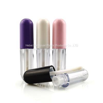 Wholesale Empty Private Label 2ml 3ml 4ml 5ml Gold Pink Lip Gloss Tube Clear Bottle Plastic Cosmetics photo-2