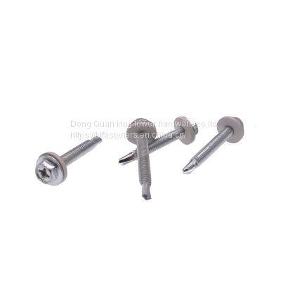 Factory Philips Hex Head Tapping Screws With Spring Washer photo-4