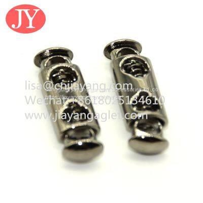 Polish Metal Drawstring Stopper Silver Shoelace Cord Ends Stopper Custom Size photo-4