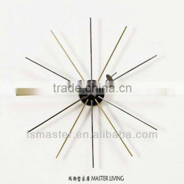 Copper star wall clock