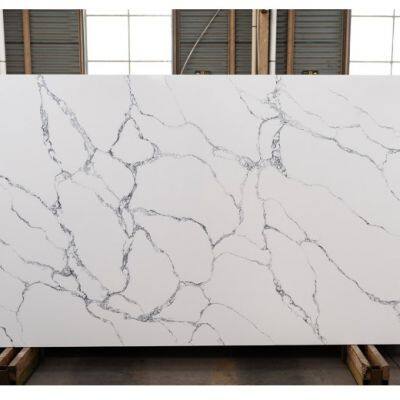 Code：1120，Calacatta artificial stone quartz slab kitchen countertops