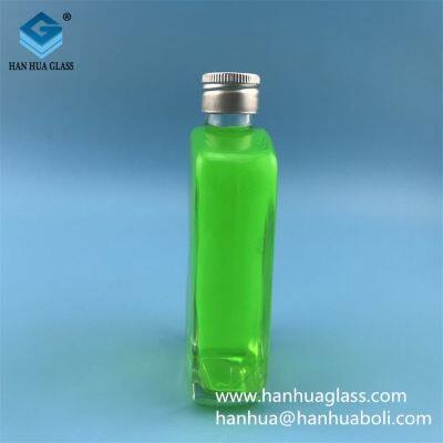 Hot Selling 200ml Rectangular Glass Wine Bottle photo-4