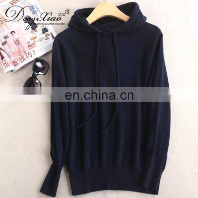 Inner Mongolia Factory Knitted Men 100% Cashmere Hoodie