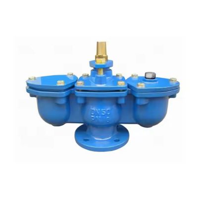 Ductile iron Double Ball Air Valve With Integrated Isolating Valve