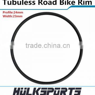 Chinese super light!!700C bicycle wheels rim basalt braking surface 24mm carbon fiber bike wheels carbon clincher rims for sale