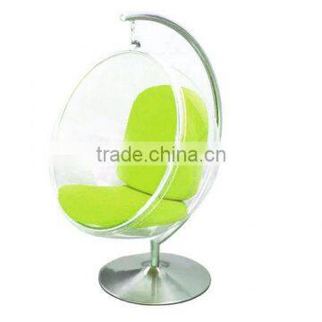Rocking Transparent Acrylic Chair With Stand