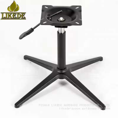 Hot Sale High Quality Aluminum Lounge Chair Base Black Metal Sofa Legs With Powder Coating Finish photo-3