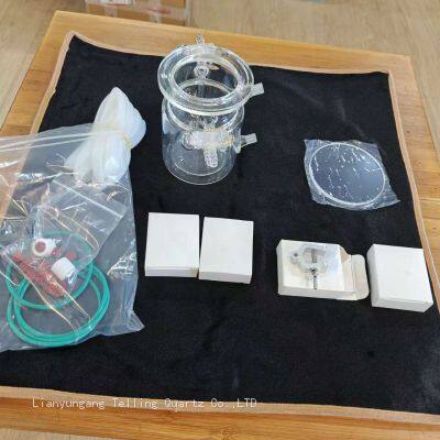 Quartz Glass Reactor Photocatalytic Reactor With Uv Penetration Vacuum Quartz Reactor