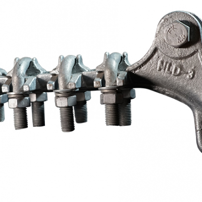 Aluminum alloy tension clamp NLL-1-2-3 optical cable pre twisted insulation tension clamp wire overhead communication line fittings