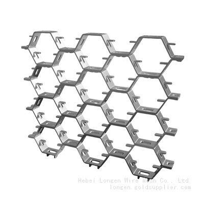Stainless Steel Hexsteel Mesh for Refractory Linings In Boiler Flue