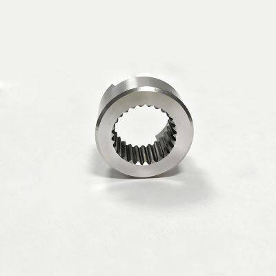 Custom Sliver High Precision Zoom Ring Flashlight Housing Parts CNC Milling Machining CNC Precision Machining Turning Service photo-2