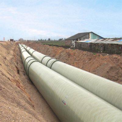 GRP Buried Municipal Sewage Pipe Installation, Quick and Easy Maintenance