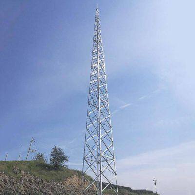Steel Structure Lightning Protection Tower, Triangular Roof Lightning Protection Device Tower, Various Specifications, Customized on Demand