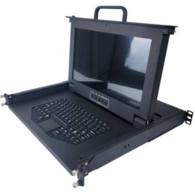 17,3-дюймовый трехзащитный усиленный KVM-коммутатор с широким диапазоном температур для промышленной индивидуальной экранировки и антивибрации