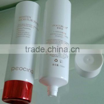 hot-stamping pe tube with its capacity of 100ml.cosmetic plastic tube.plastic packaging