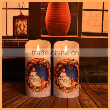 Christmas Gift Home Decor Wax Battery Operated Candle Led Light photo-2