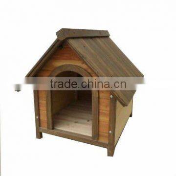 Customized wood dog house