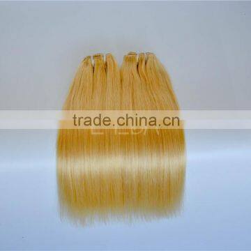Dark Ash Blonded Virgin Asian Remy Hair Golden Blonde Remy Hair Weft Supplier's Choice photo-5