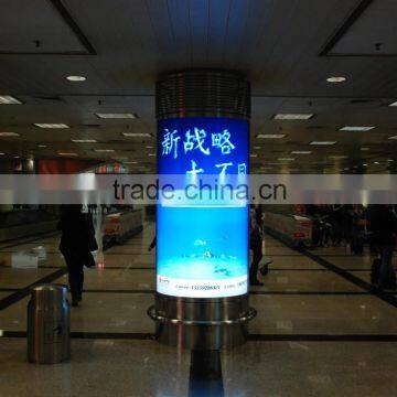 Advertising Pillar column light box airport & Mall