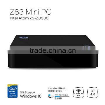 New Hot Seller Z83 Mini pc 2GB/32GB hd tv Box 1000Mbps LAN Bluetooth BT 4.0 Support IEEE 802.11a/b/g/n photo-2