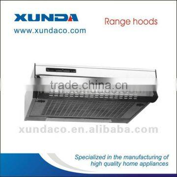 Super slim wall mounted kitchen chinmey range hood with CE approval