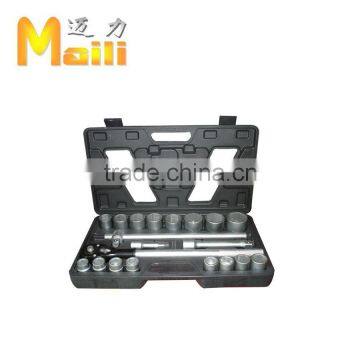 21pcs 3/4"DR (19-50mm)Opening boxes Socket wrench set 6PT