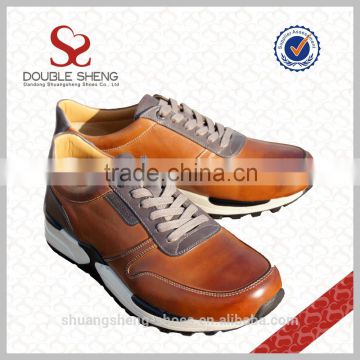 Sneaker Factory wholesale genuine leather active sapatos for men sport shoes