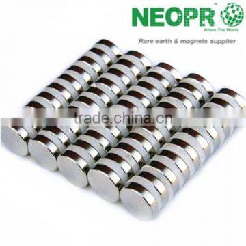 Nickel Coated N45 Superior Service Strong Disc Neodymium Rare Earth Magnet D50*5mm