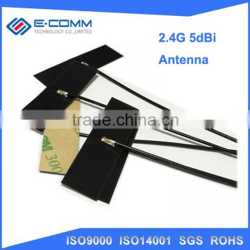 NEW Wholesale Wifi Antenna 2.4G 5dbi with IPEX inner antenna built-in FPC soft antenna