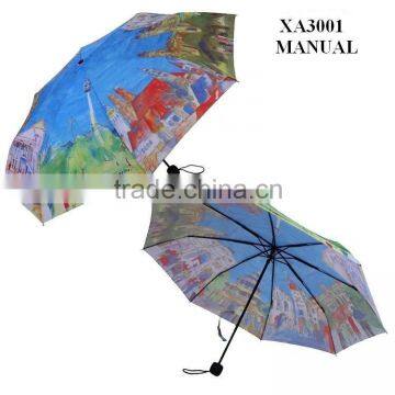 New Castle Pattern Printing Umbrella Custom Full Print Gift Umbrella photo-2