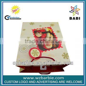 custom printed christmas recycled paper bags